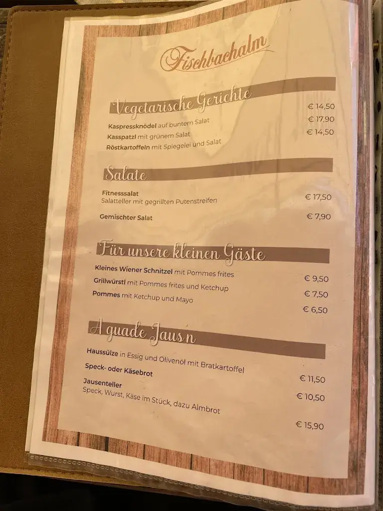 Menu_Alpengasthaus Fischbachalm_Kirchdorf in Tirol_image_1