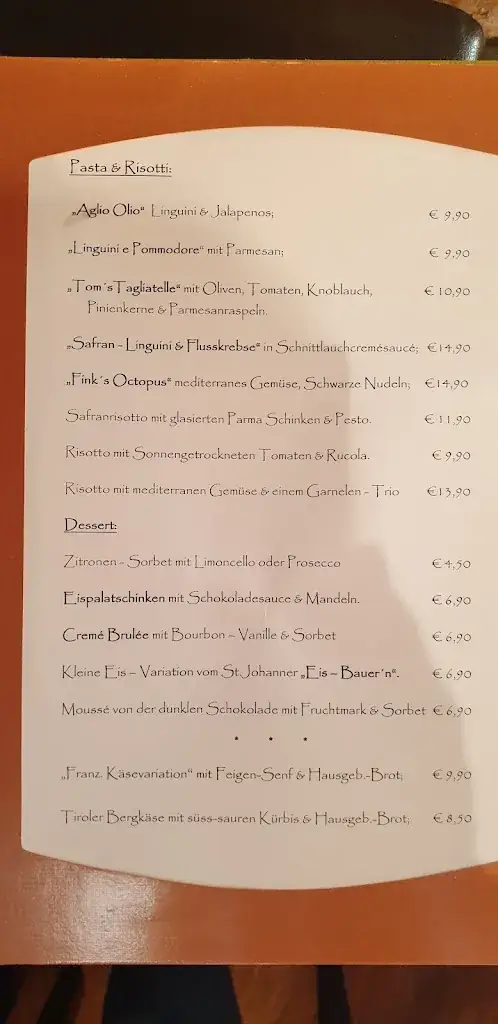 Menü_Finks Restaurant_Kirchdorf in Tirol_Bild_3