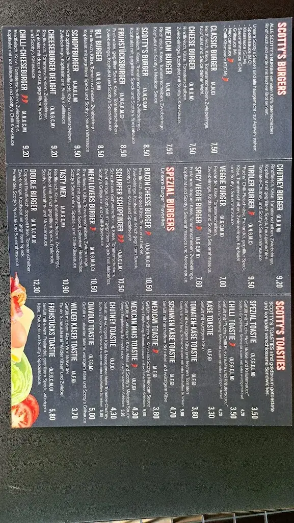 Menu_Scotty`s Genuss Im'Biss_Kirchdorf in Tirol_image_1