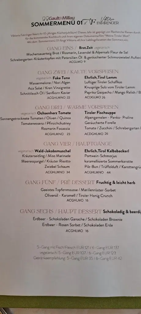 Menu_Restaurant Tiroler Hof_Kufstein_immagine_1