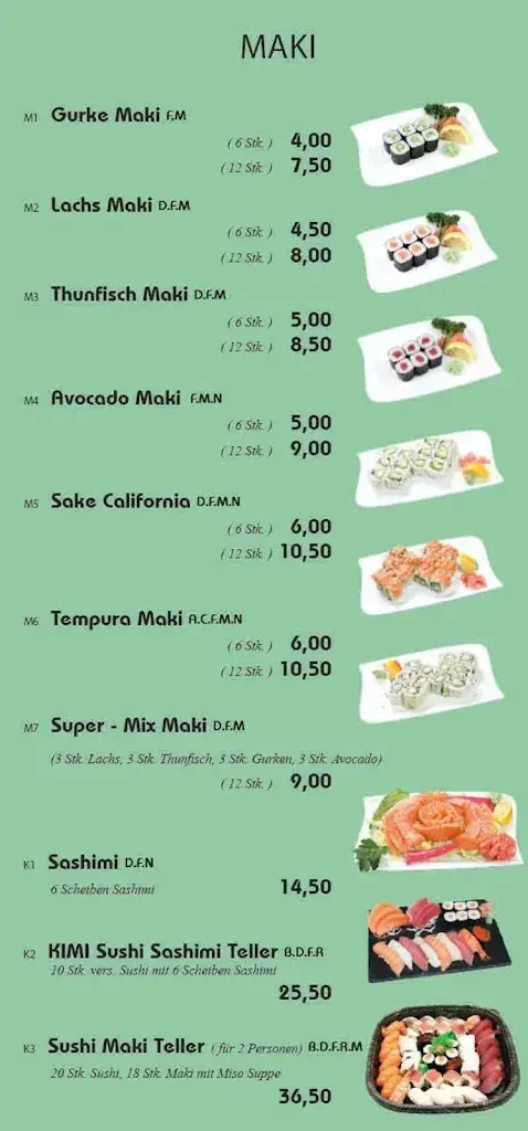Menu_KIMI Sushi & Nudeln_Landeck_immagine_2