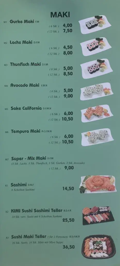 Menu_KIMI Sushi & Nudeln_Landeck_immagine_3