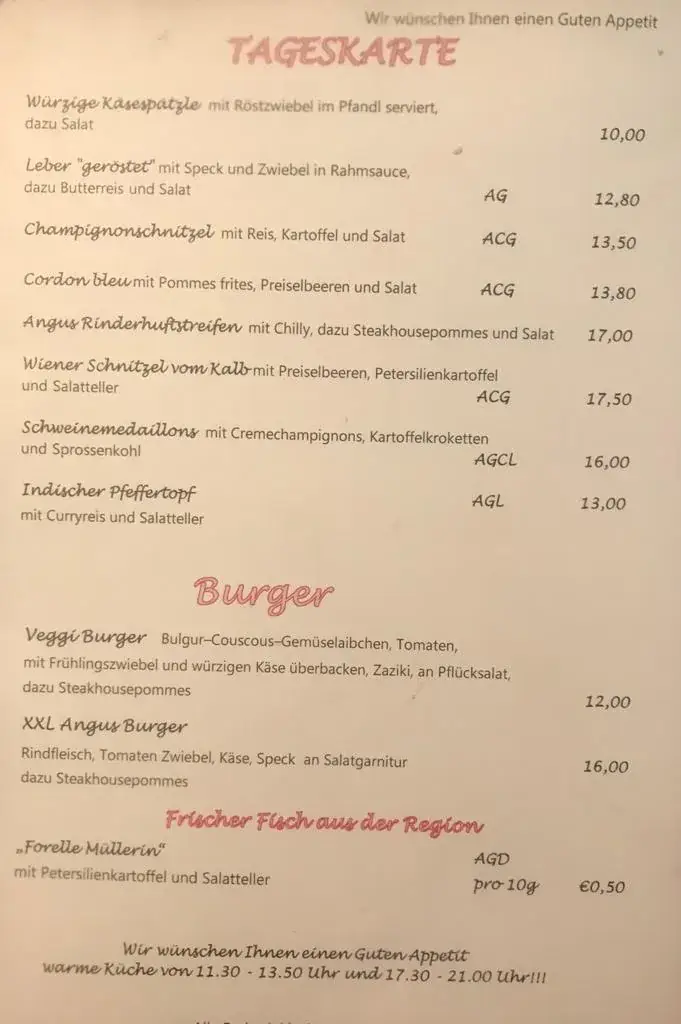 Menu_Gasthof Erzherzog Rainer_Kössen_image_4