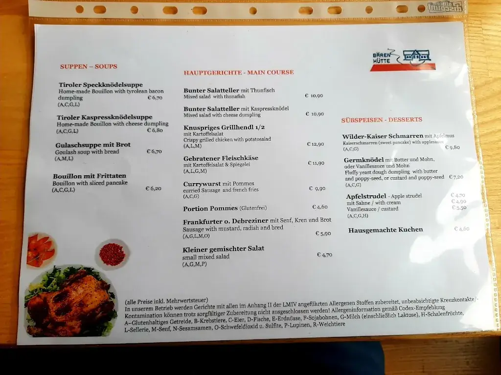 Menu_Bärenhütte Hochkössen_Kössen_image_2