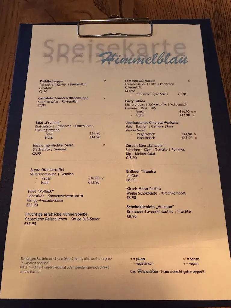 Menu_Himmelblau Restaurant_Leisach_image_1