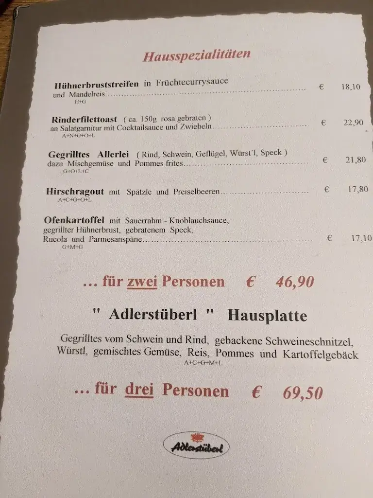 Menu_Restaurant ADLERSTÜBERL_Lienz_image_3