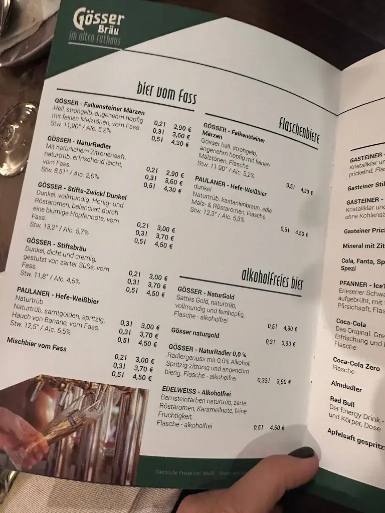 Menu_Gösser Bräu im alten Rathaus_Lienz_image_4