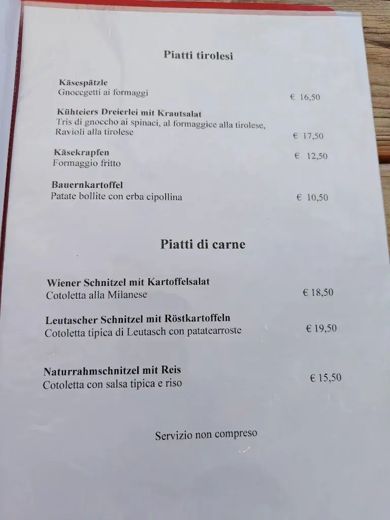 Menu_Gasthof Kühtaierhof_Leutasch_immagine_1