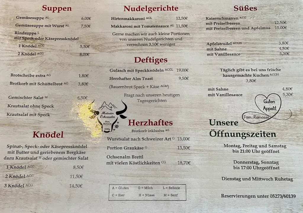 Menu_Matreier Ochsenalm_Matrei am Brenner_image_1