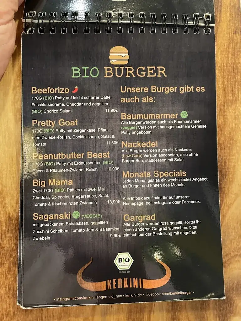 Menu_Kerkini - Burger Bar_Längenfeld_image_2