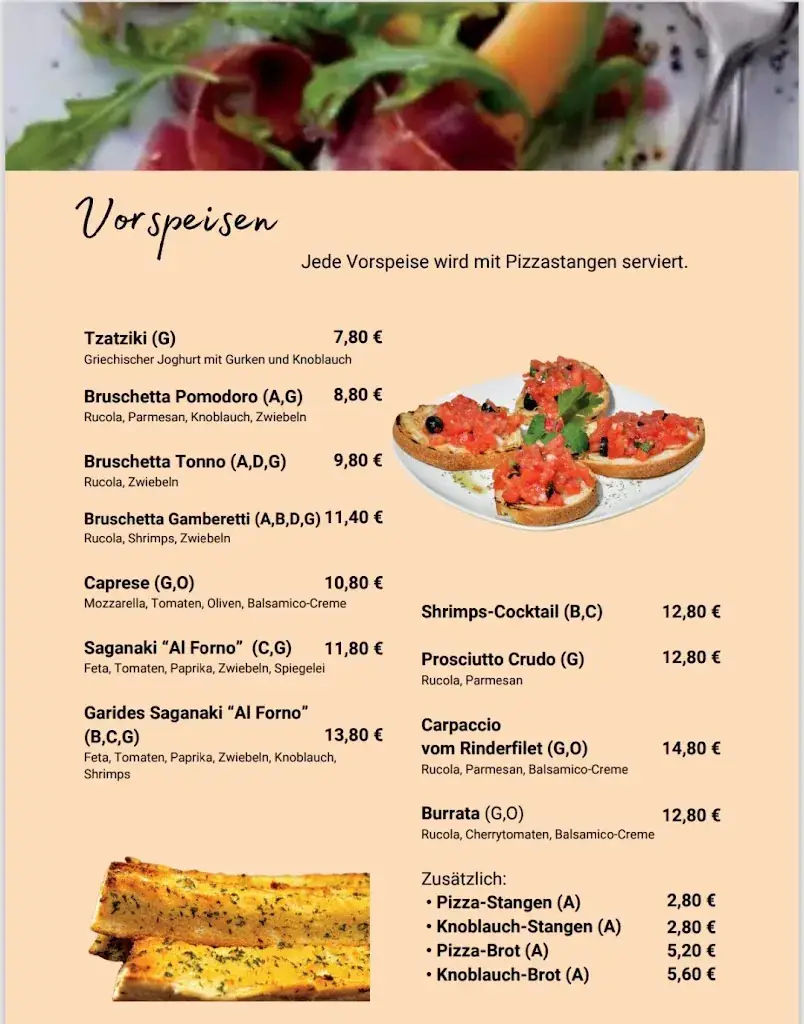 Menu_Restaurant Pizzeria Venezia_Längenfeld_image_2