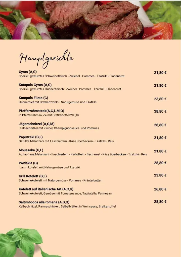 Menu_Restaurant Pizzeria Venezia_Längenfeld_image_4