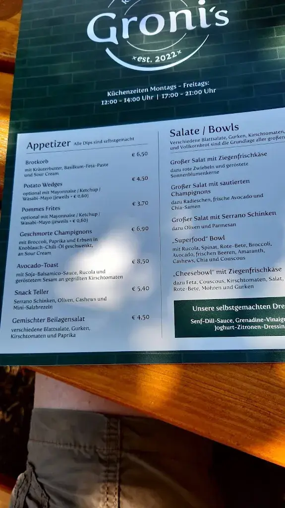 Menu_Groni's Restaurant & Bar_Längenfeld_image_3