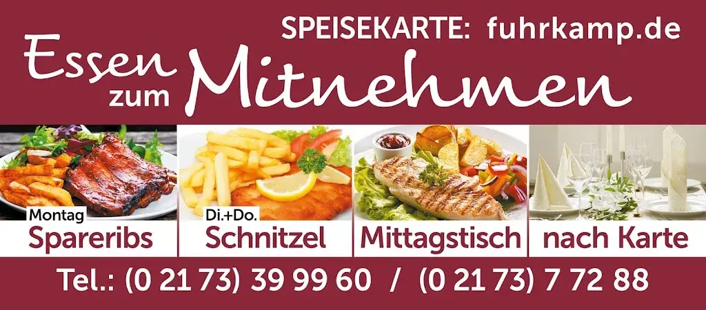 Menu_Hotel + Restaurant Am Fuhrkamp, Langenfeld Rheinland_Längenfeld_image_1