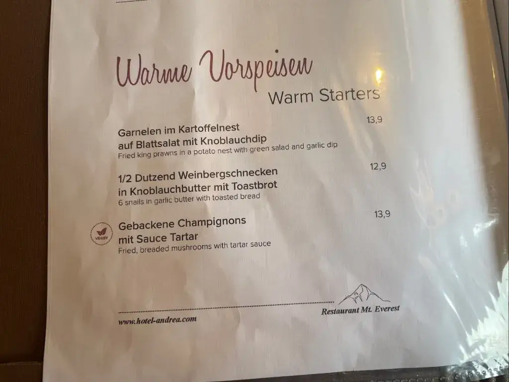 Menu_Cafe-Restaurant Mount Everest_Mayrhofen_image_1