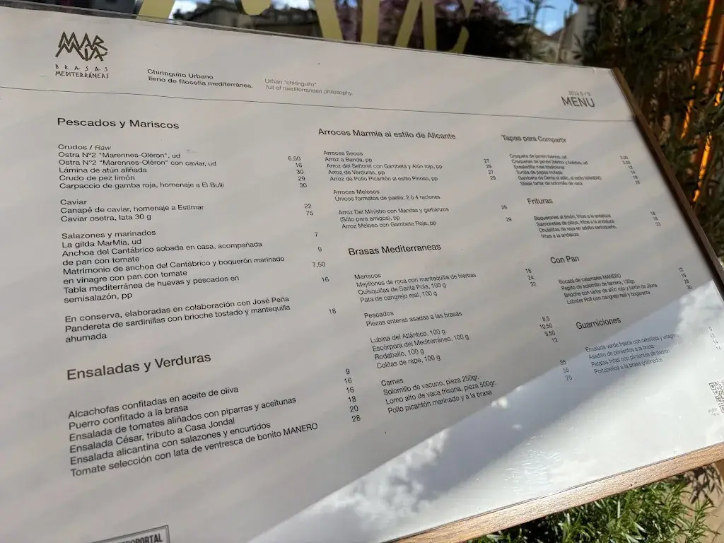 Menu_Mar Mía - Brasas Mediterráneas | Restaurante arrocería_Mariatal_image_1