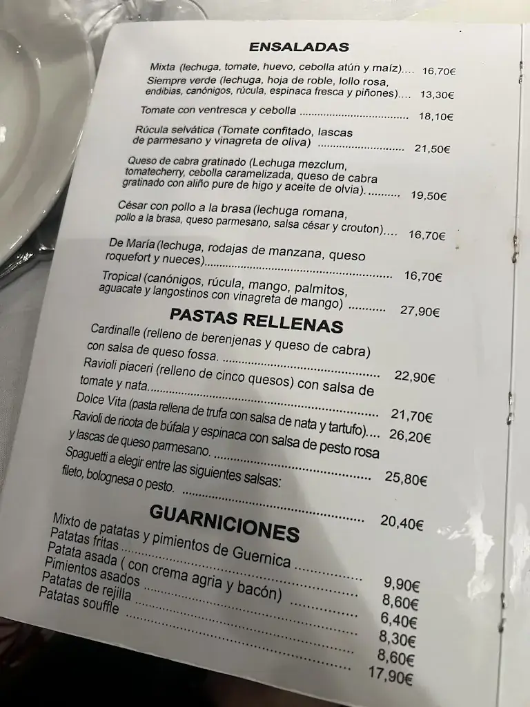 Menu_Restaurante De María - Felíx Boix_Mariatal_image_1