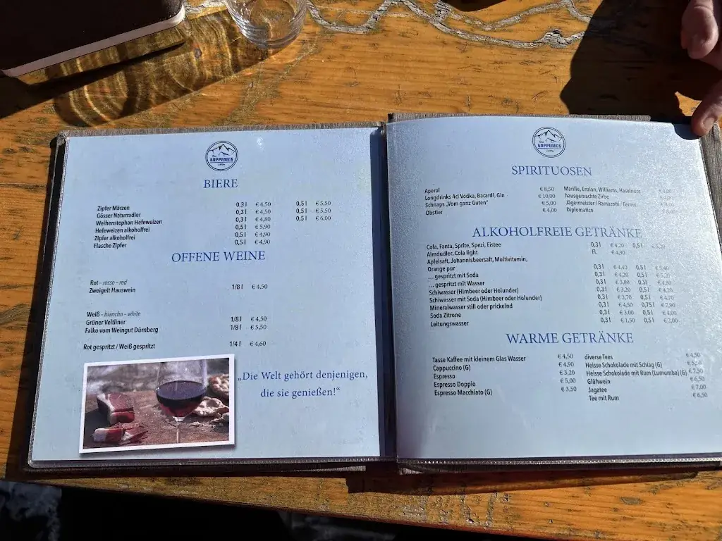 Menu_Restaurant Koppeneck_Mieders_immagine_2