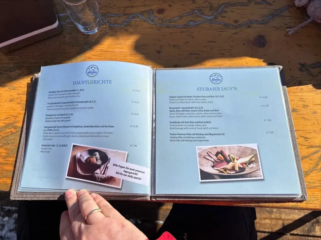 Menu_Restaurant Koppeneck_Mieders_immagine_4