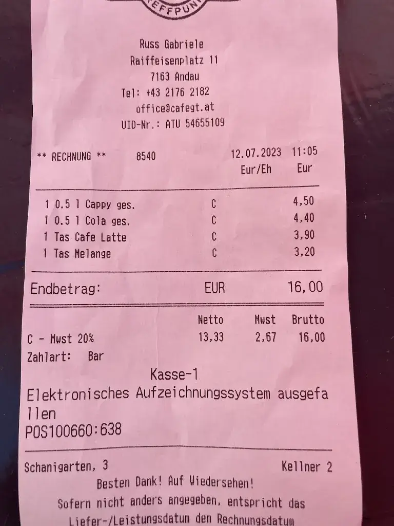 Vanja Gorinšek_Gaby's - Treffpunkt_Andau_avis