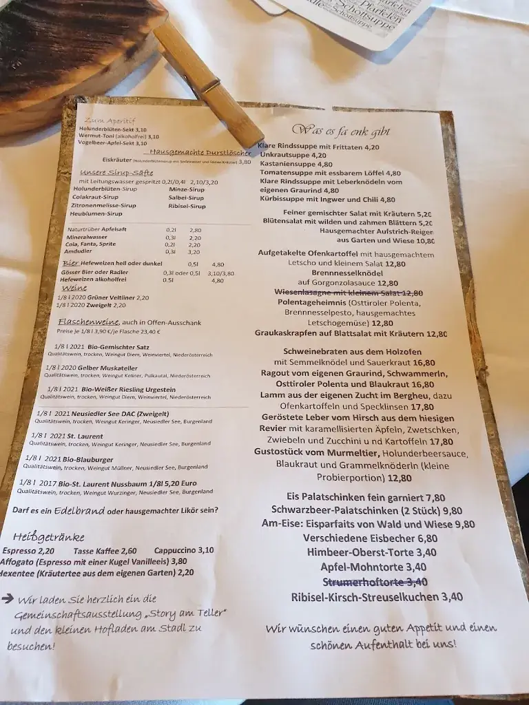 Menu_Kräuterwirtshaus Strumerhof_Matrei in Osttirol_immagine_3