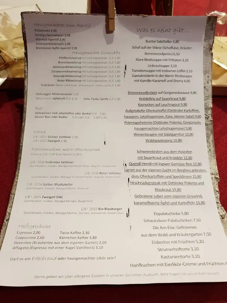 Menu_Kräuterwirtshaus Strumerhof_Matrei in Osttirol_immagine_4