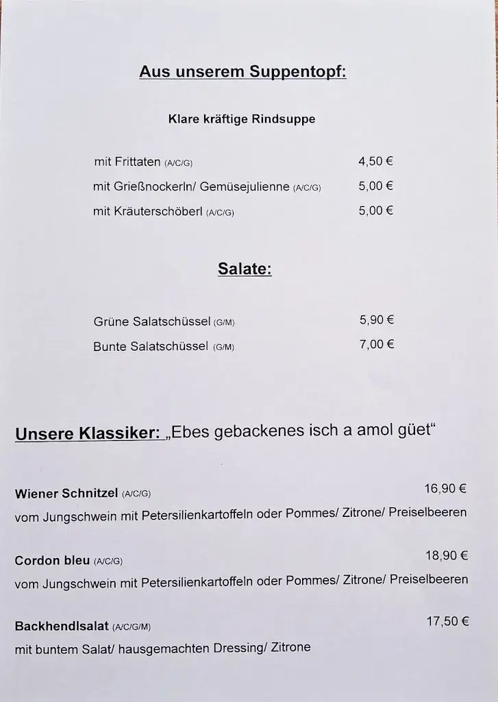 Menu_Tauerncenter Stüberl_Matrei in Osttirol_immagine_3