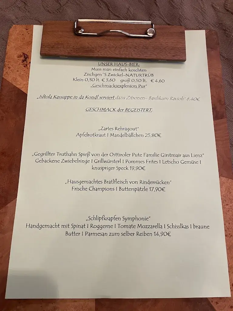 Menu_Sommelier Gottfried Steiner - Gasthaus Großvenediger_Matrei in Osttirol_image_4