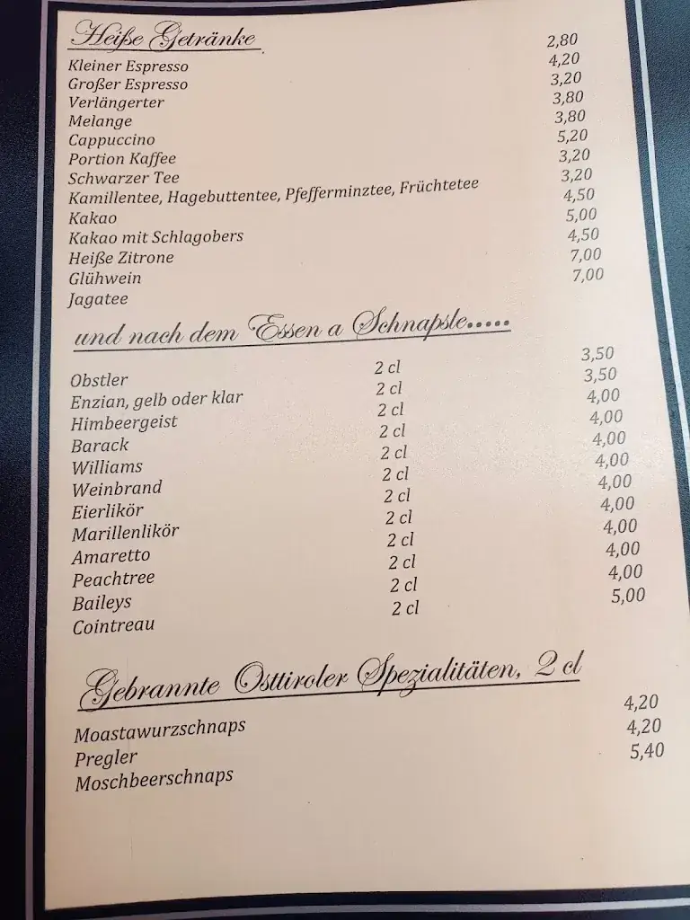Menü_Gasthof Islitzer_Matrei in Osttirol_Bild_4