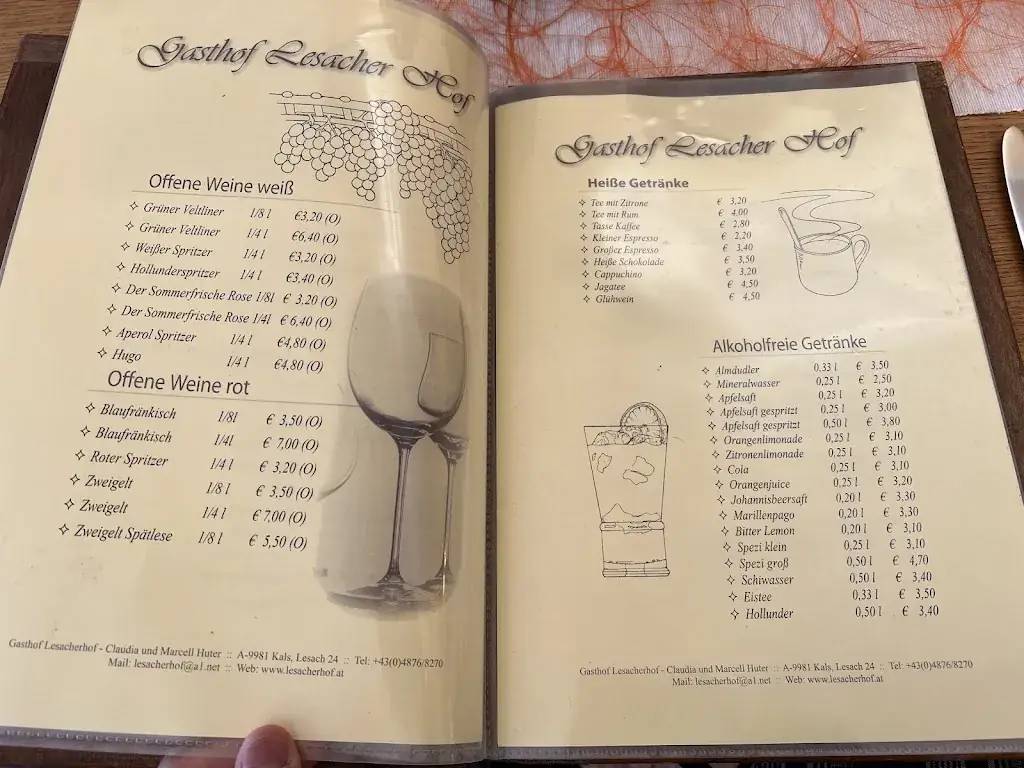 Menu_Gasthof Lesacherhof_Matrei in Osttirol_image_1