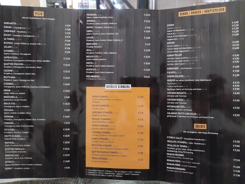 Menu_ISTANBUL Cafe Pizzeria Kebap_Mitterndorf_immagine_1