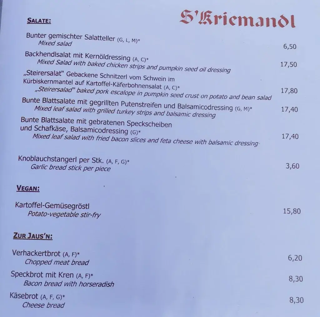 Menu_s'Kriemandl Skihütte_Mitterndorf_image_2