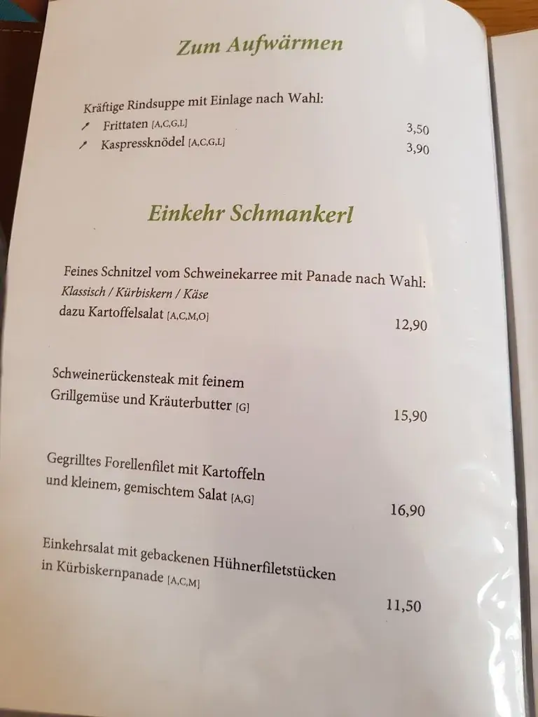Menu_Gasthaus Zur Einkehr_Mitterndorf_image_2