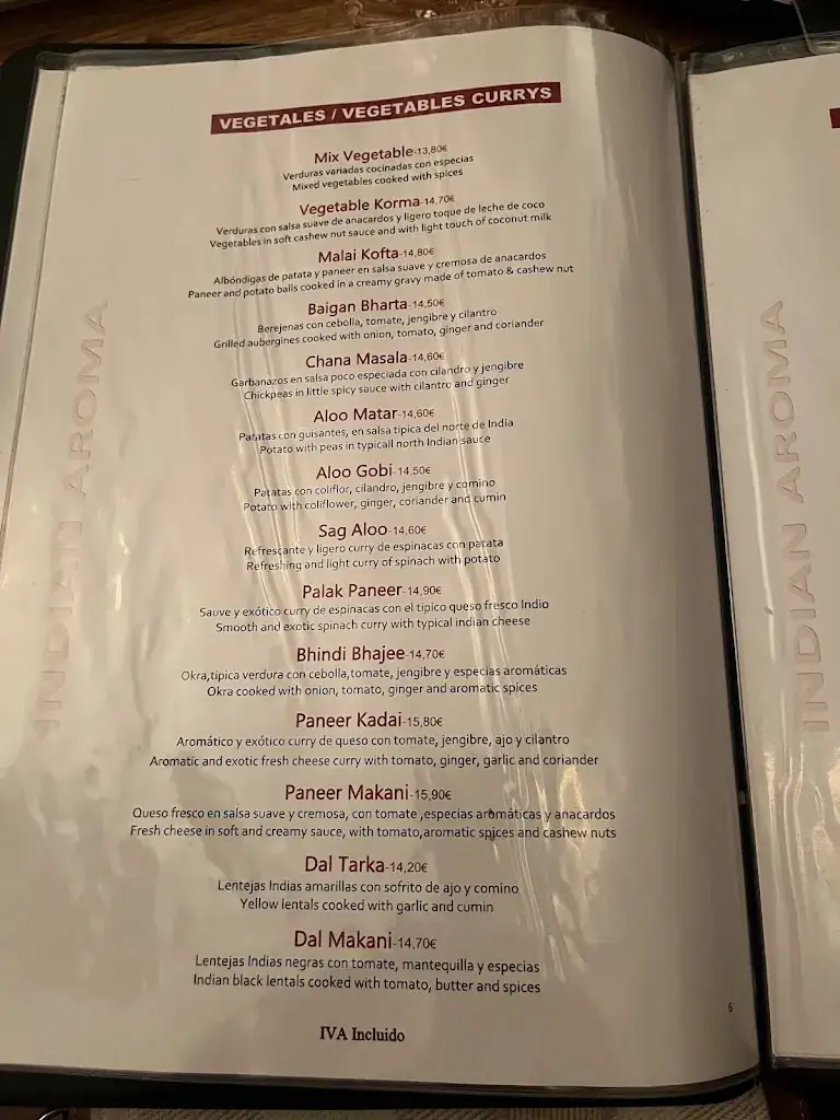 Menu_Indian Aroma_Mutters_image_2