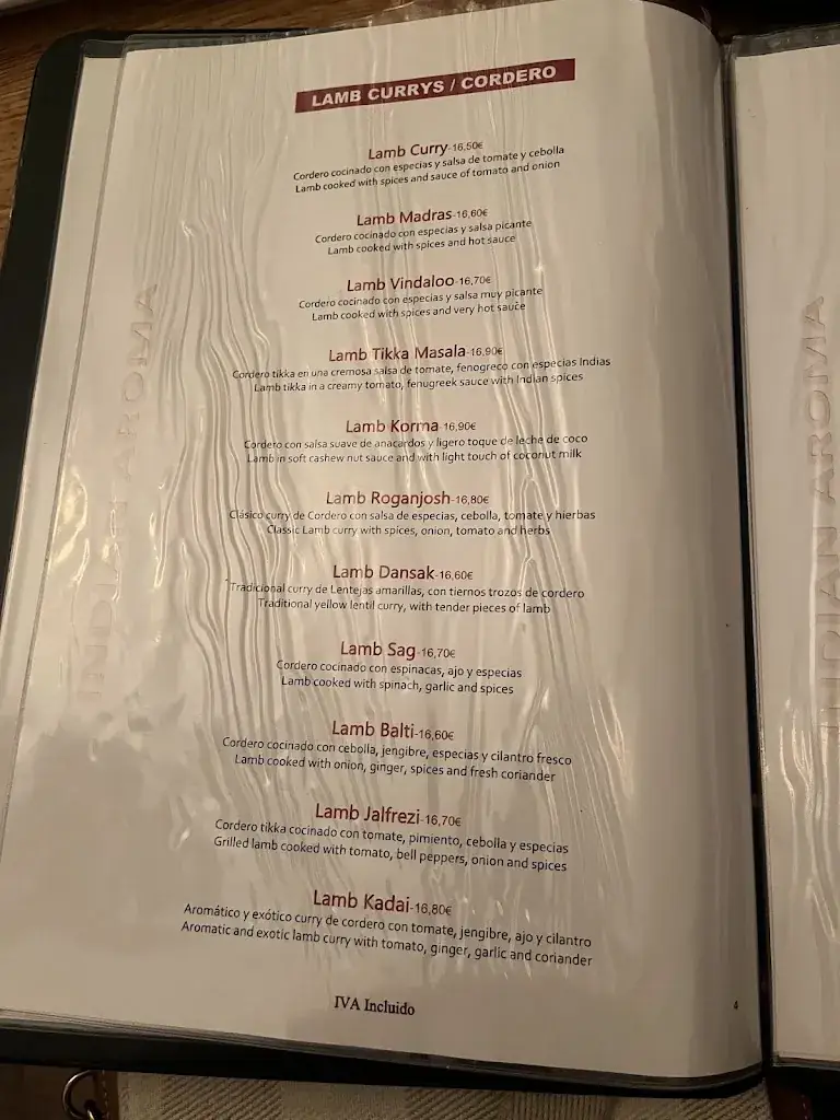 Menu_Indian Aroma_Mutters_image_3