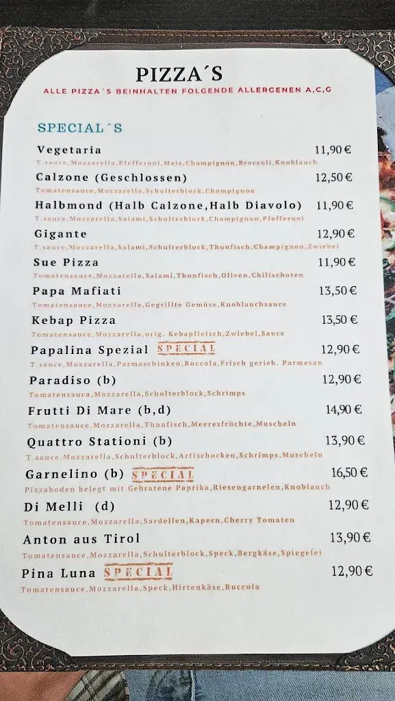 Menu_Restaurant Pizzeria Papalina_Nassereith_image_1