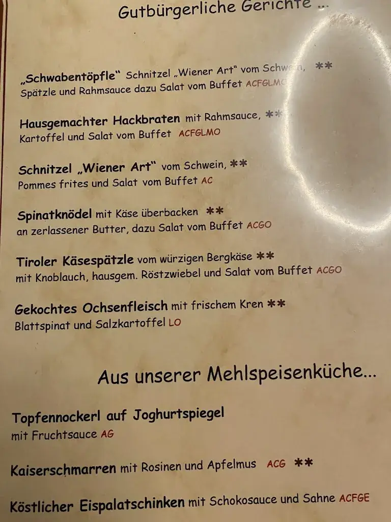 Menu_Landgasthof Schuster Tannheimertal_Nesselwängle_immagine_2