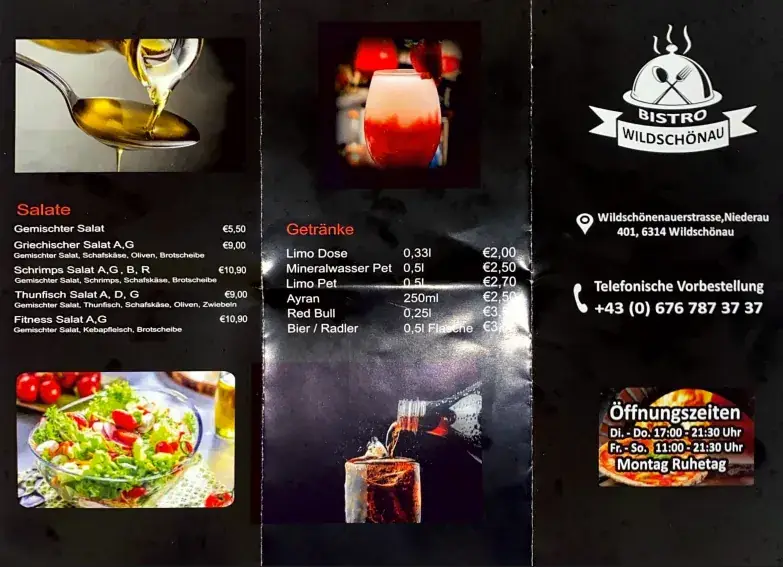 Menu_Bistro Wildschönau_Niederau_immagine_2