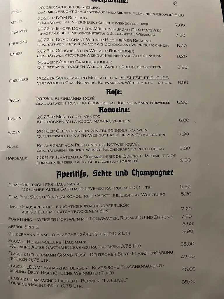 Menu_Altes Gasthaus Leve_Münster_image_2