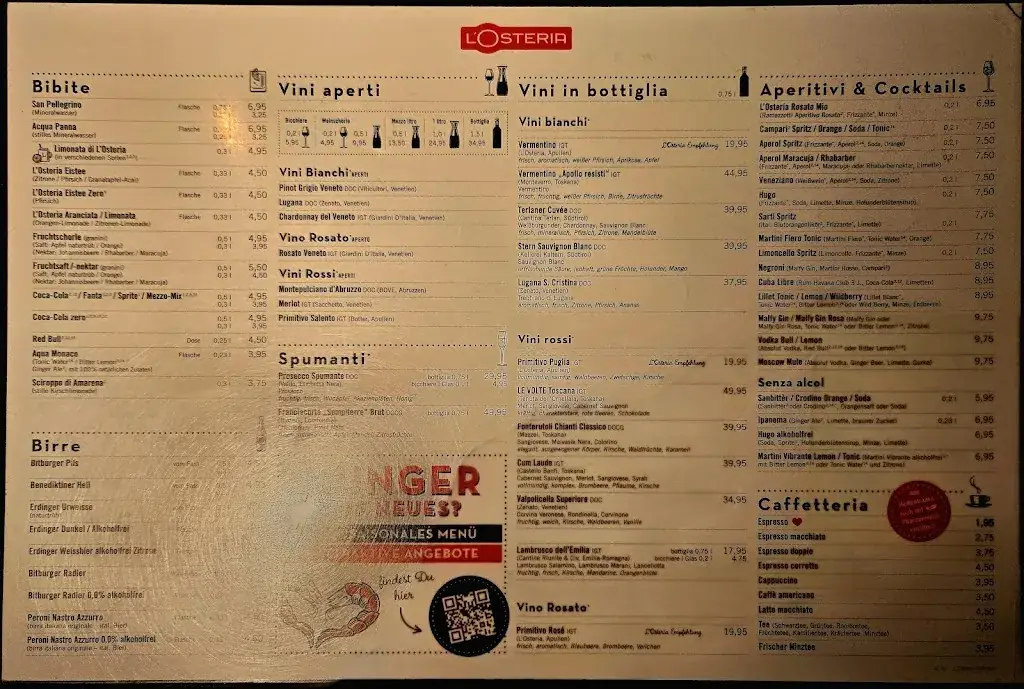 Menu_L'Osteria Münster_Münster_immagine_3