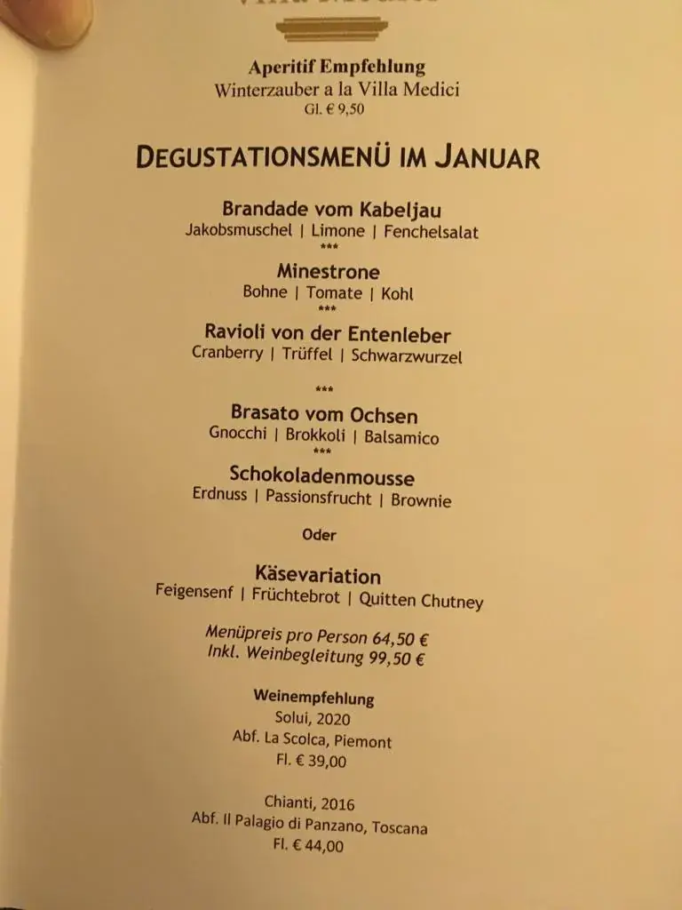 Menu_Villa Medici_Münster_image_3