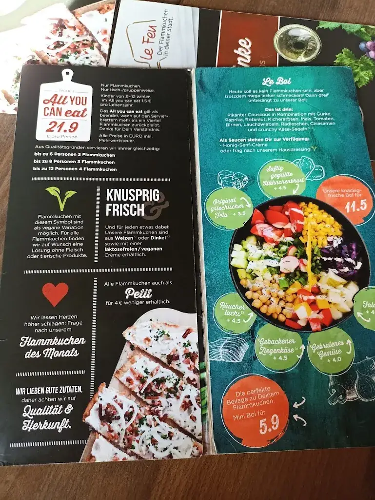 Menu_Le Feu - Der Flammkuchen in Münster_Münster_immagine_1