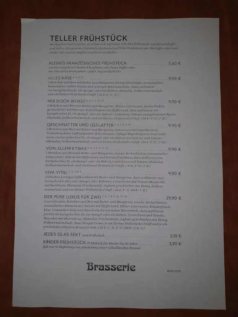 Menu_BRASSERIE Münster_Münster_image_4