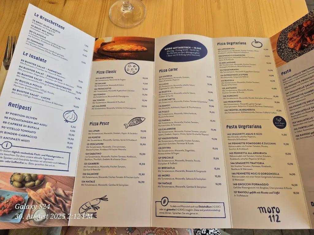 Menu_Moro 112 Ristorante_Münster_image_1