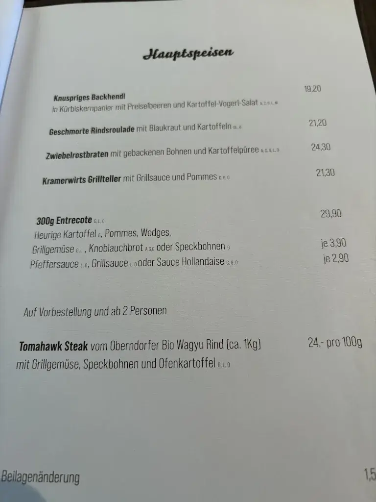 Menu_Gasthaus Kramerwirt_Oberndorf in Tirol_image_2