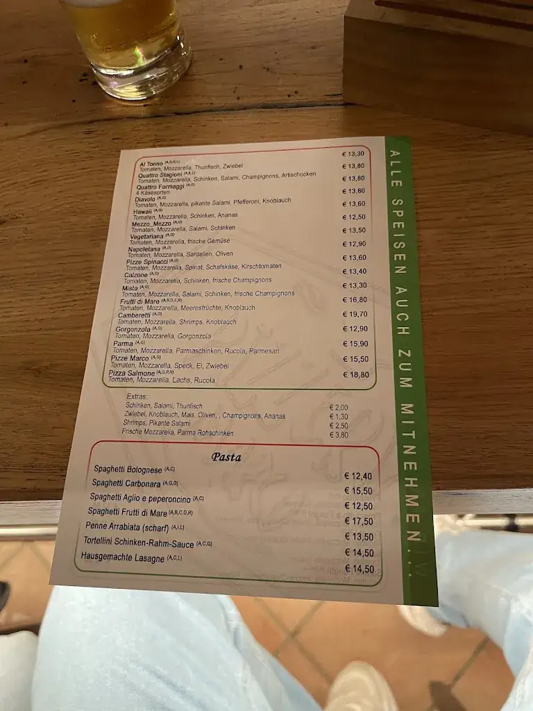 Menu_Pizzeria Marco_Oberndorf in Tirol_immagine_3