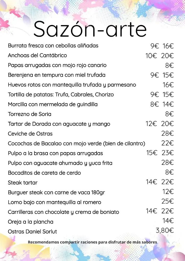 Menu_Sazón-arte_Dellach im Drautal_immagine_1