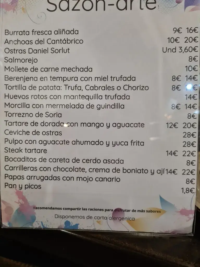 Menu_Sazón-arte_Dellach im Drautal_immagine_2