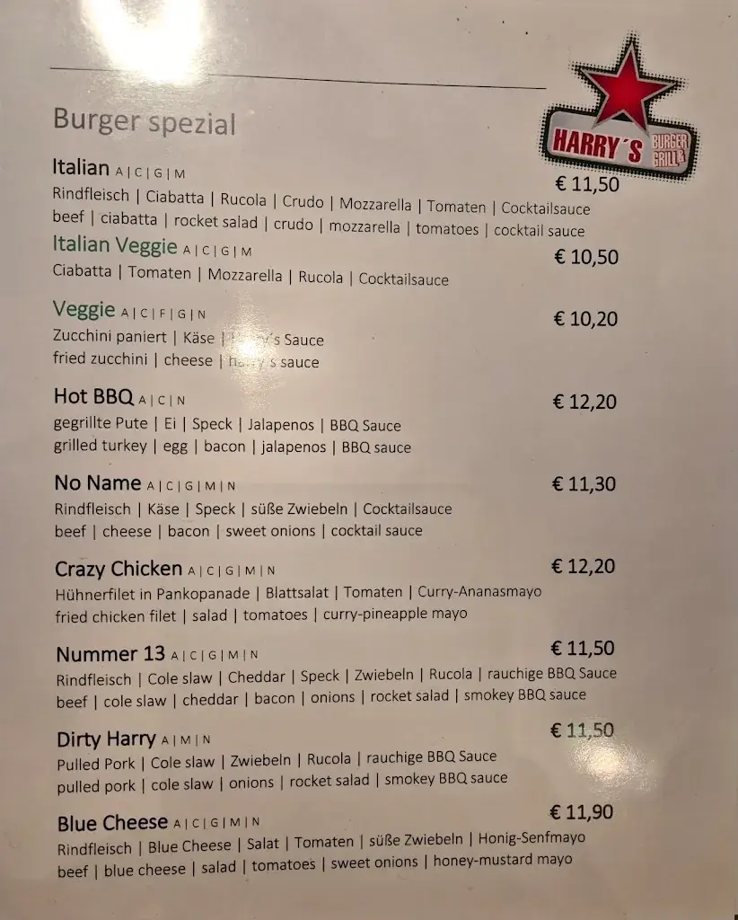 Menu_Harry's Burger & Grill_Pettneu_image_1