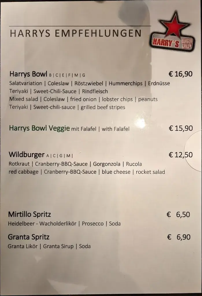 Menu_Harry's Burger & Grill_Pettneu_image_3